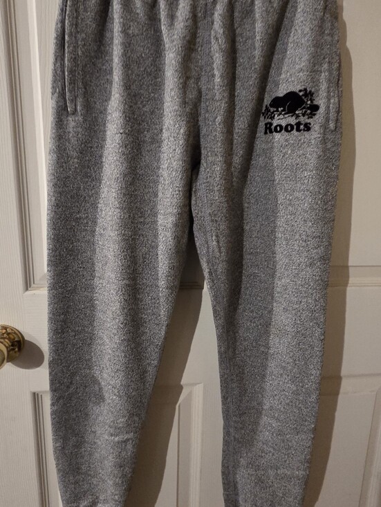 Roots Other - Roots Grey Marl Sweatpants with Logo